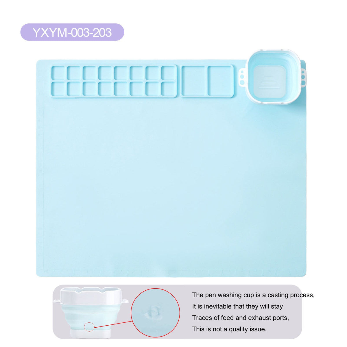Silicone painting pad