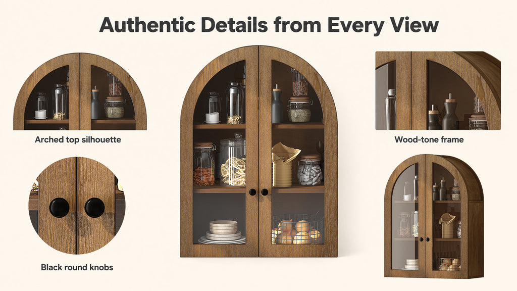 Arched Wall Mounted Cabinet