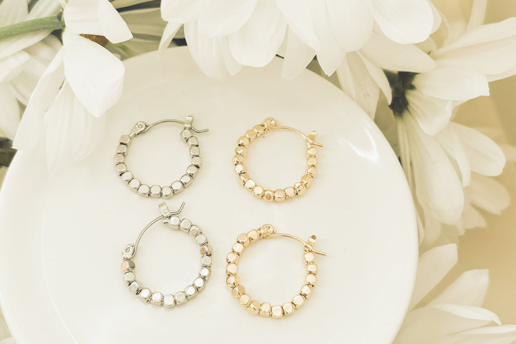 Glimmer Hoop Earrings