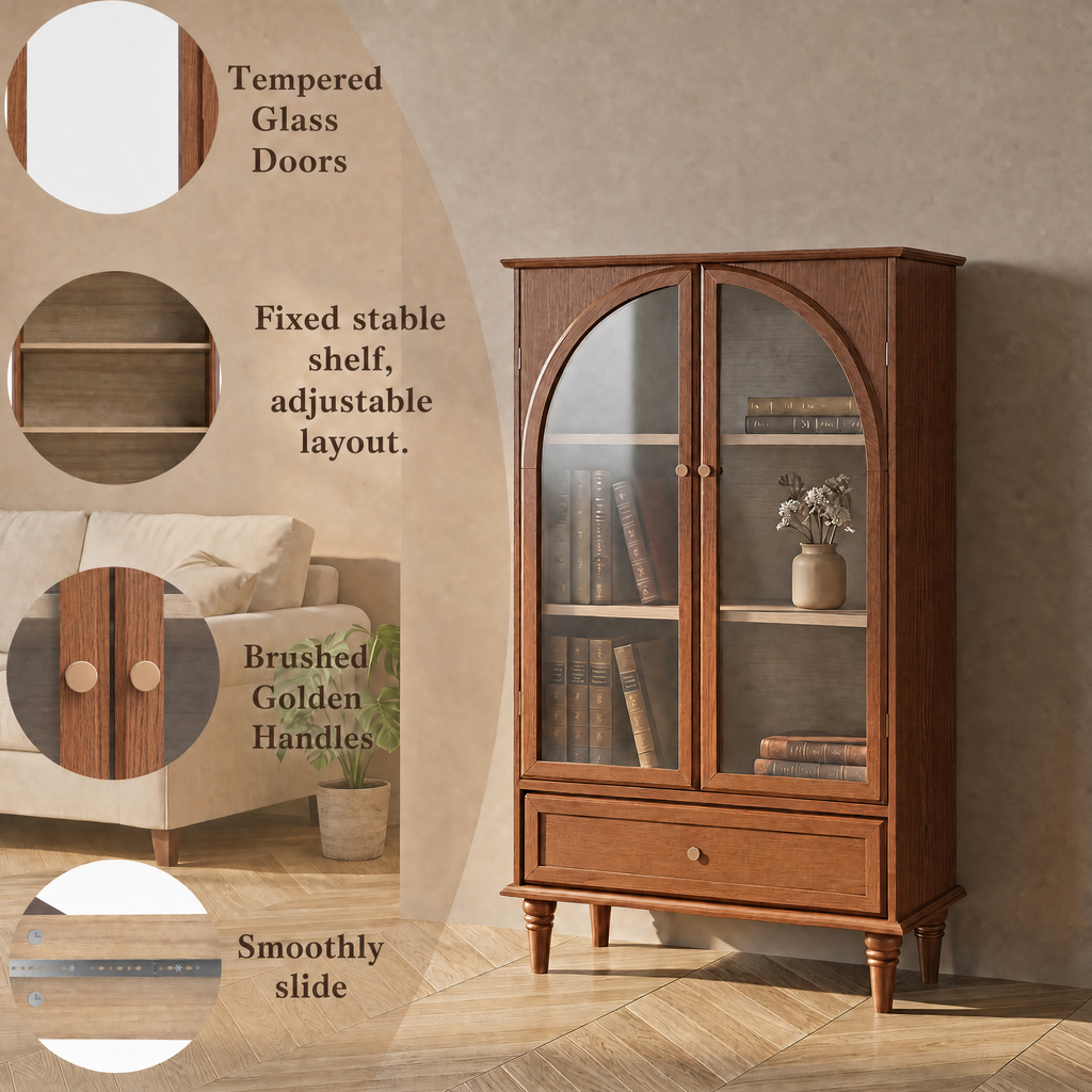 Vintage Accent Cabinet - Antique Glaze
