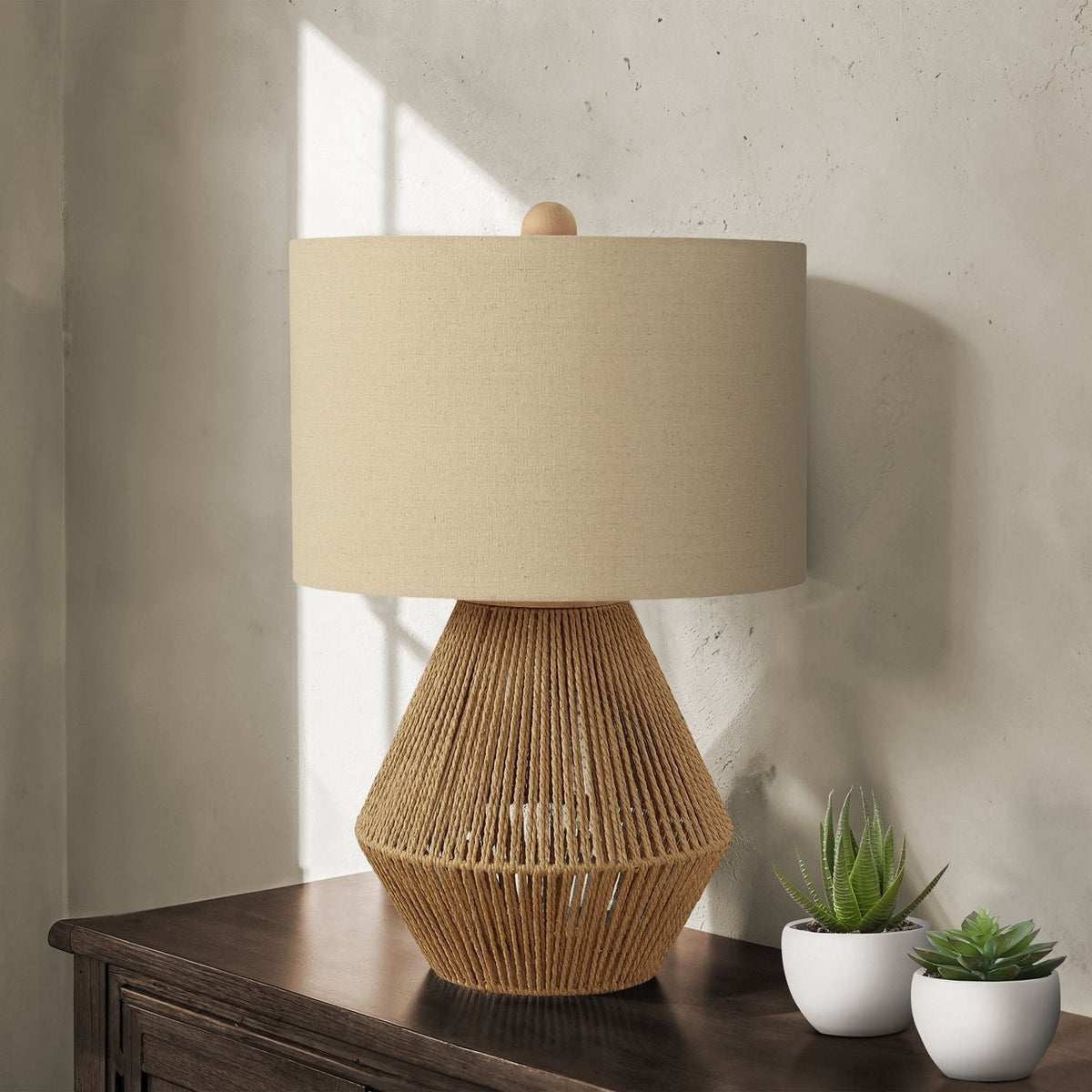 Transitional Lamp - Brown