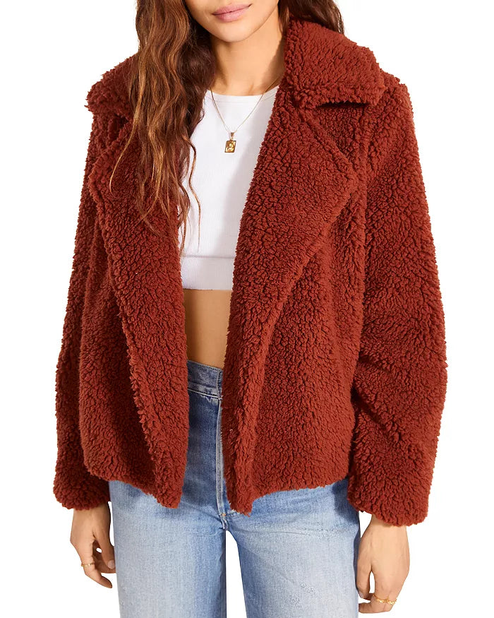 Steve Madden Teddy as She Goes Faux Fur Coat