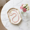 Pink Opal Choker Necklace