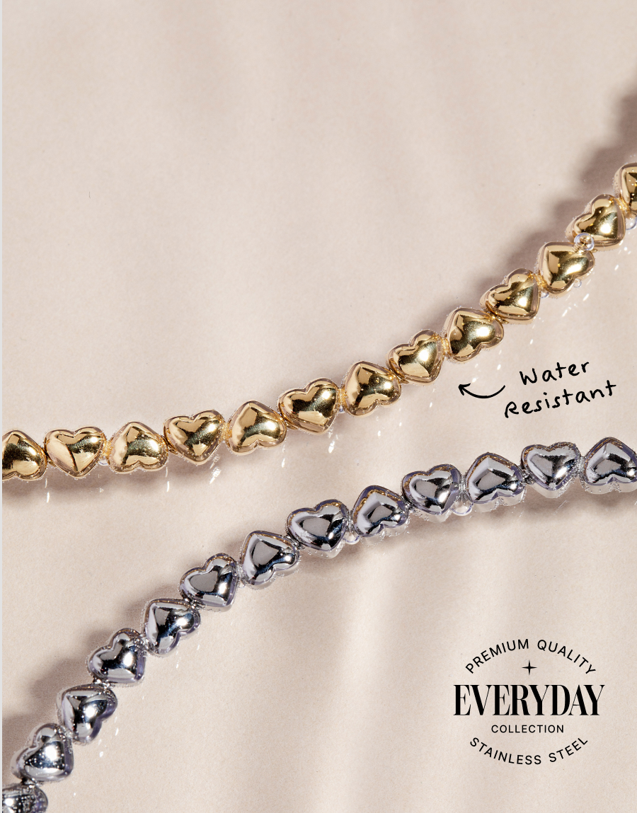 Alex + Ani Heart Charm Tennis Bracelet
