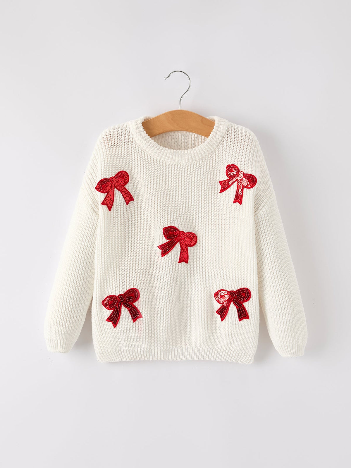 Mommy & Me Bow Pullover Sweater