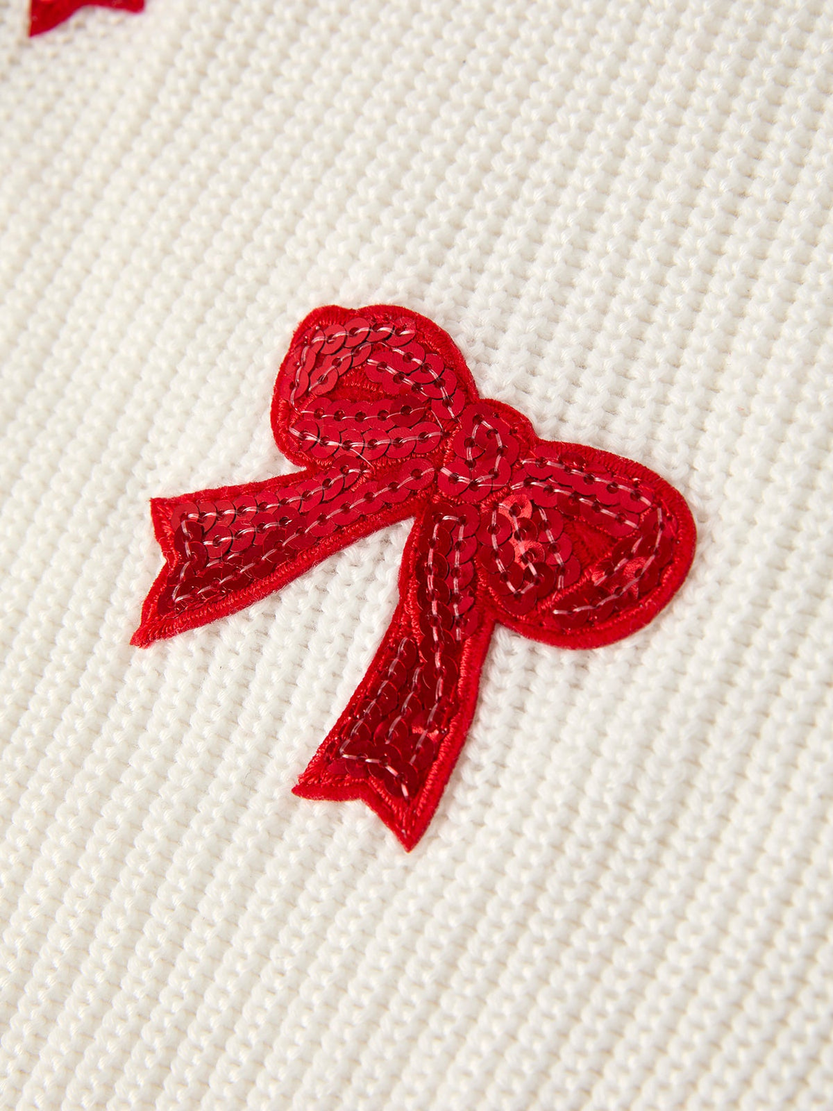 Mommy & Me Bow Pullover Sweater