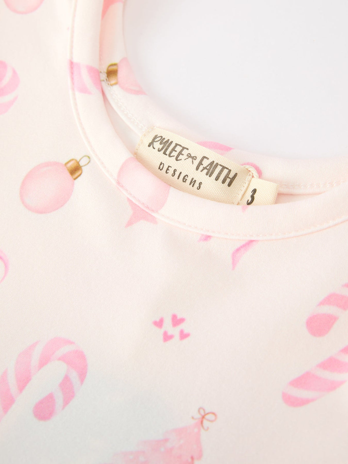 Pink Christmas Ornament Flare Dress