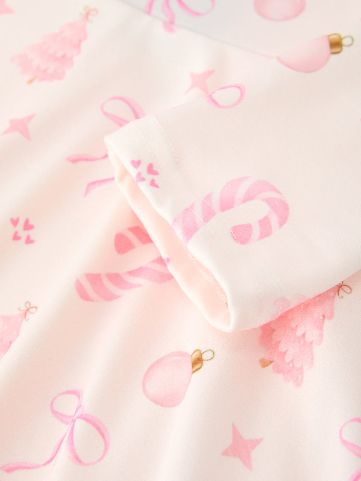 Pink Christmas Ornament Flare Dress