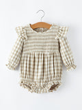 Mommy & Me Plaid Dresses & Baby Bubble