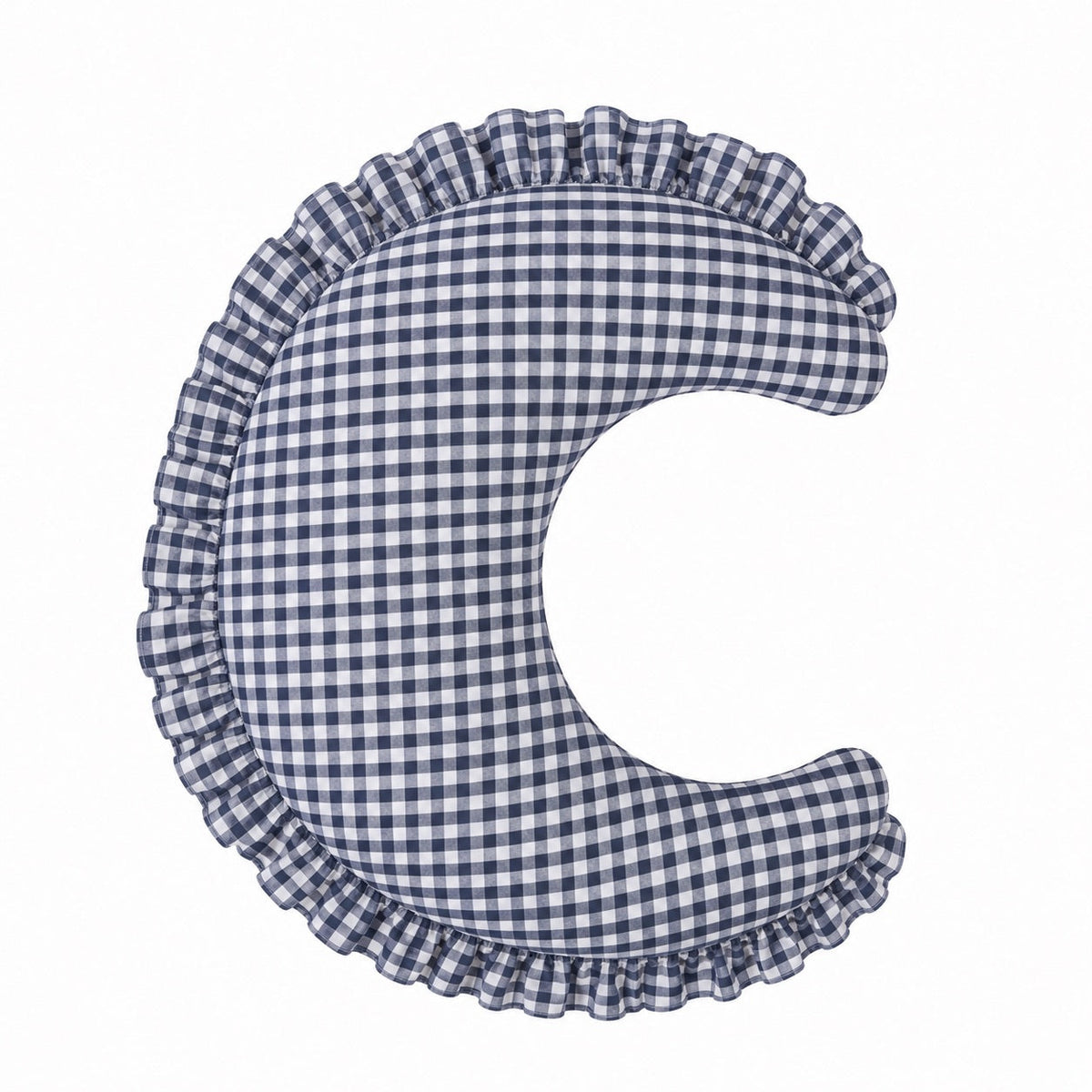 Gingham Feeding New Support Ruffle Nursing Pillow Cover