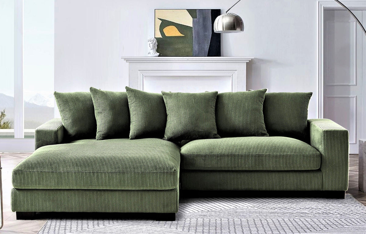 Luxe Oversized Sectional Couch 2 pcs