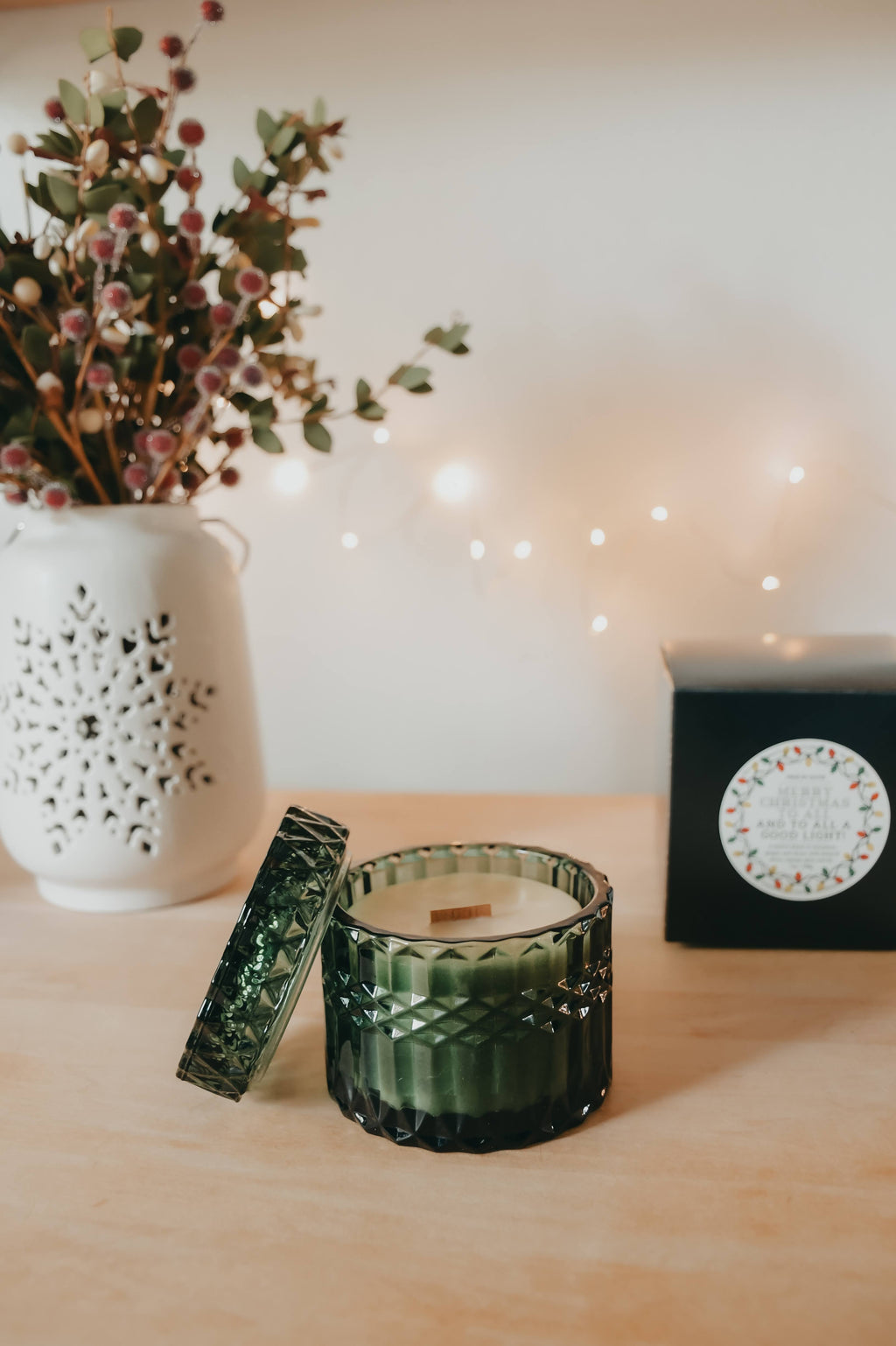 Merry Christmas to All, and to All a Good Light Refillable Candle