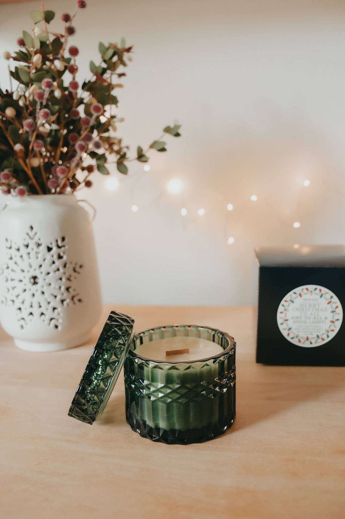 Merry Christmas to All, and to All a Good Light Refillable Candle