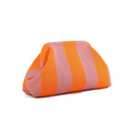 Cabana Clutch in Pink and Sherbet