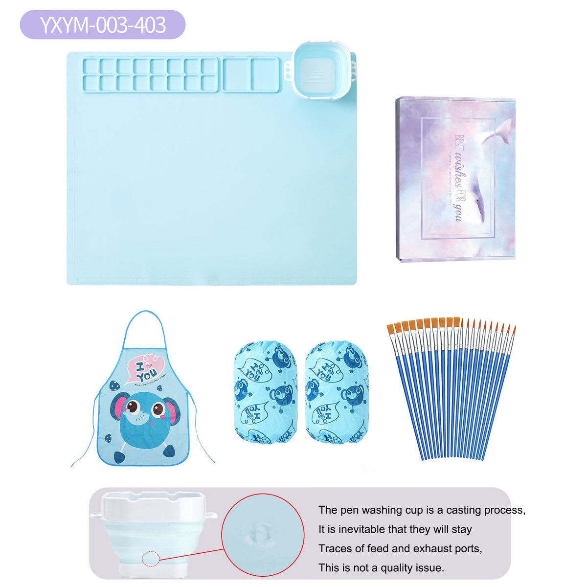 Silicone painting pad