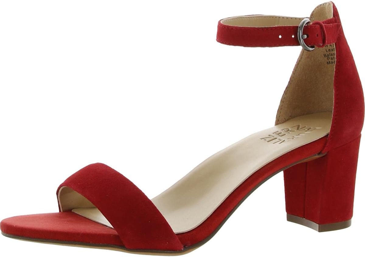 Block Heels with Ankle Strap