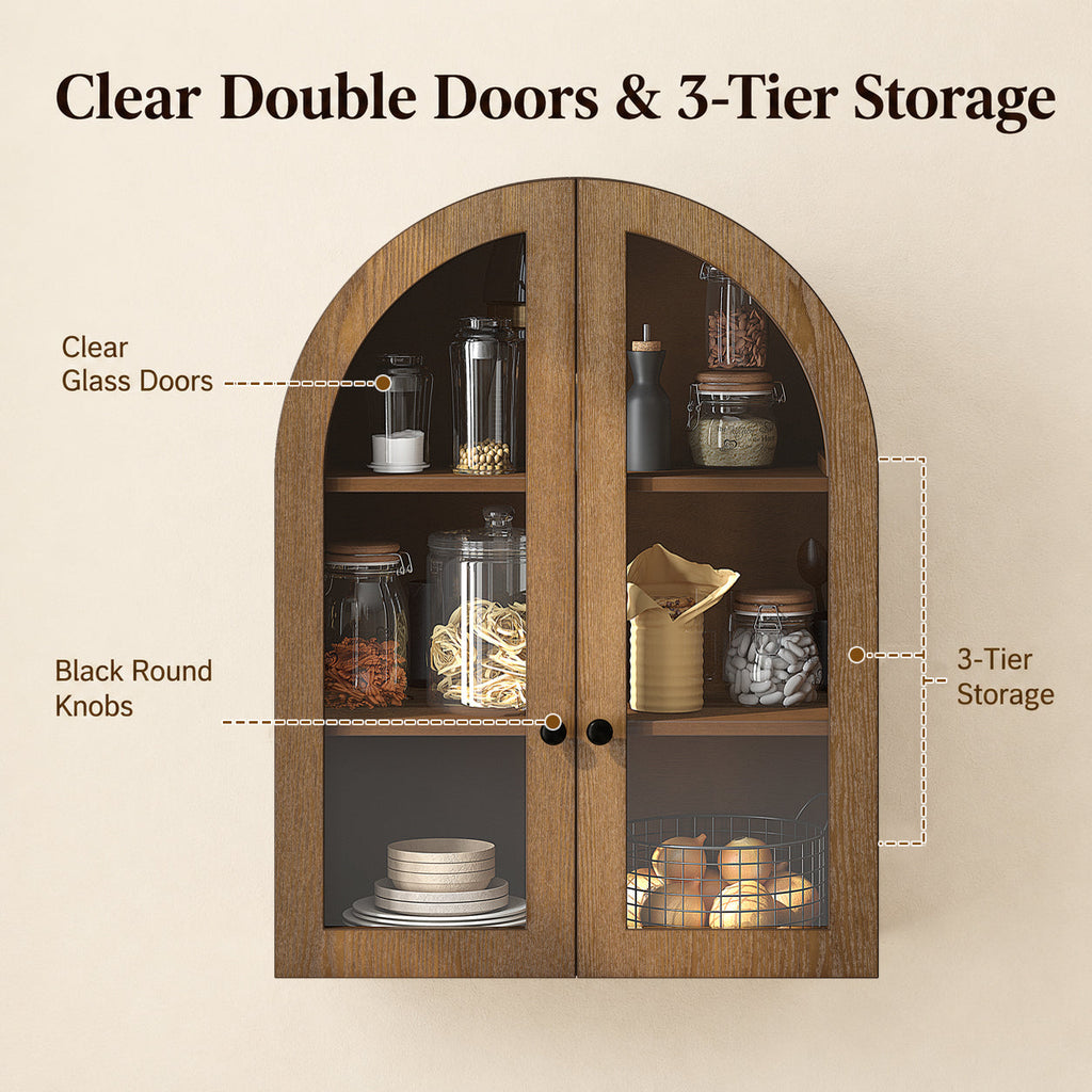Arched Wall Mounted Cabinet