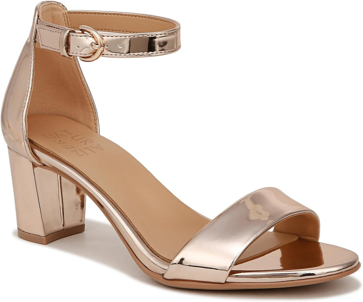Block Heels with Ankle Strap