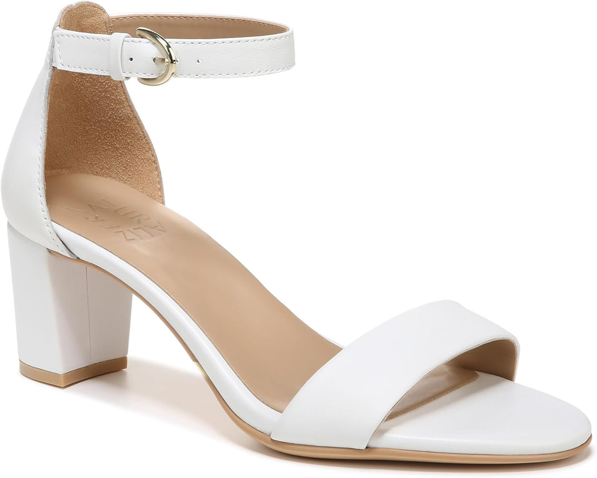 Block Heels with Ankle Strap