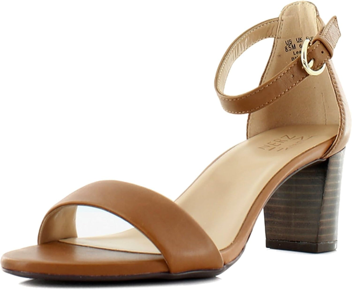 Block Heels with Ankle Strap