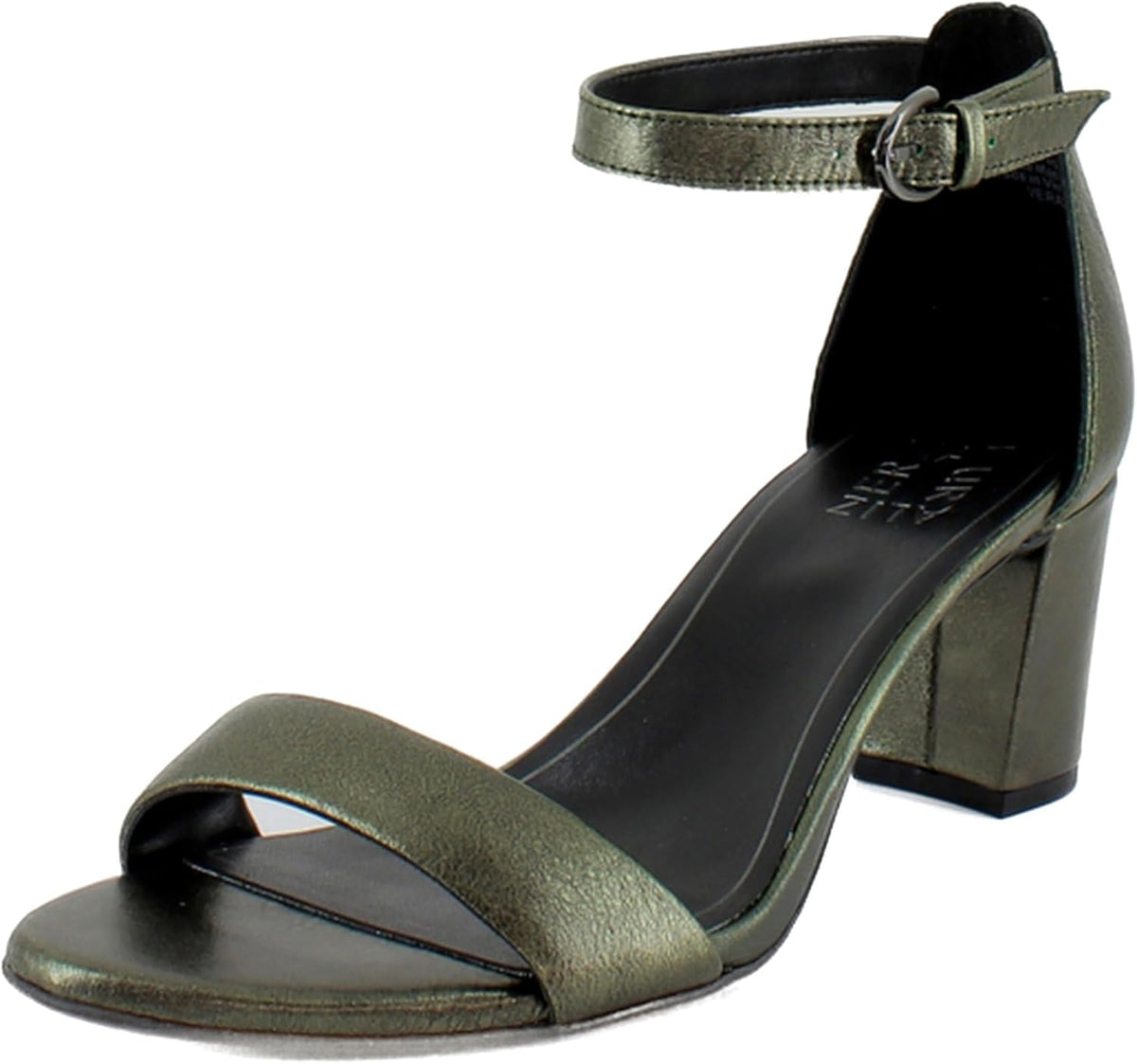 Block Heels with Ankle Strap