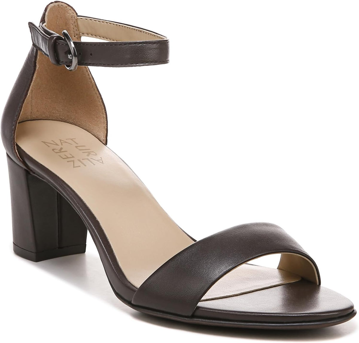Block Heels with Ankle Strap