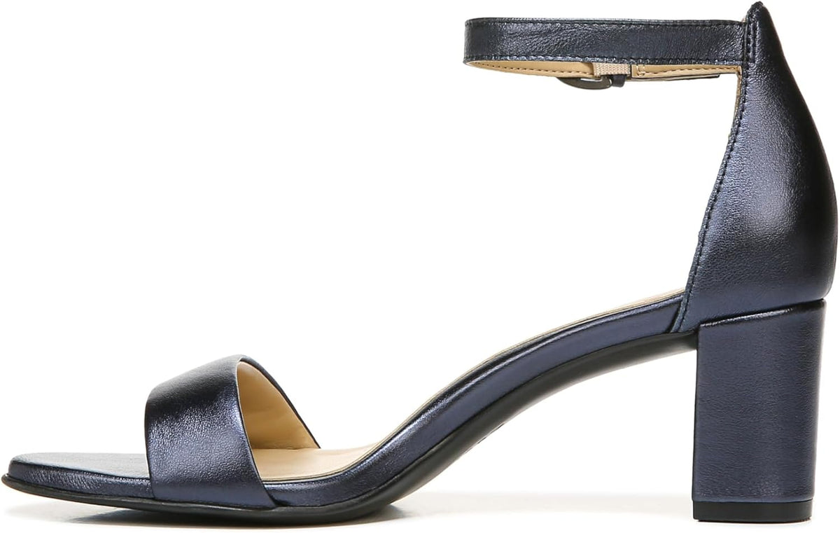 Block Heels with Ankle Strap