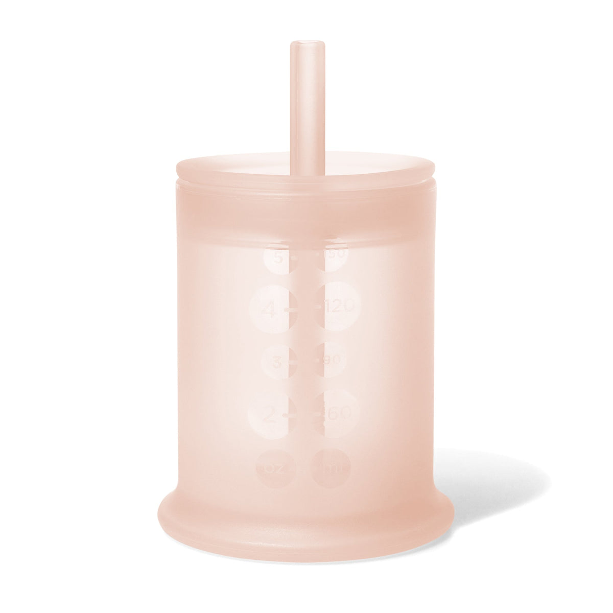 Infant Silicone Training Cup with Straw Lid