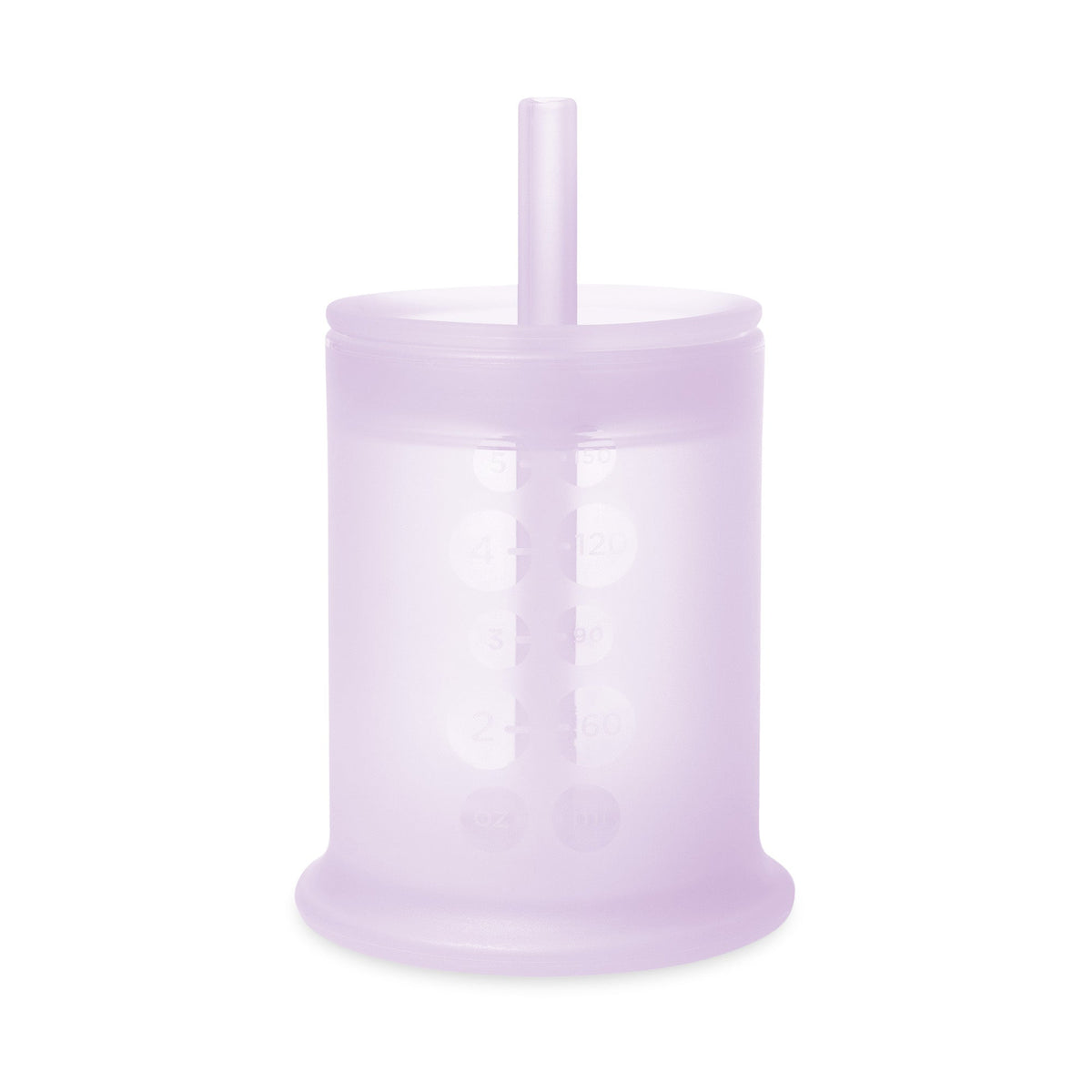 Infant Silicone Training Cup with Straw Lid