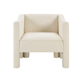 Barrel Accent Chair With Enclosed Arms