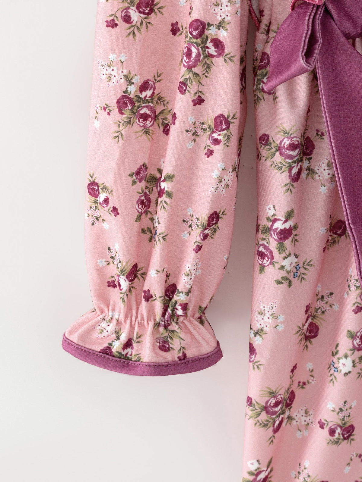 Purple Rose Floral Dress
