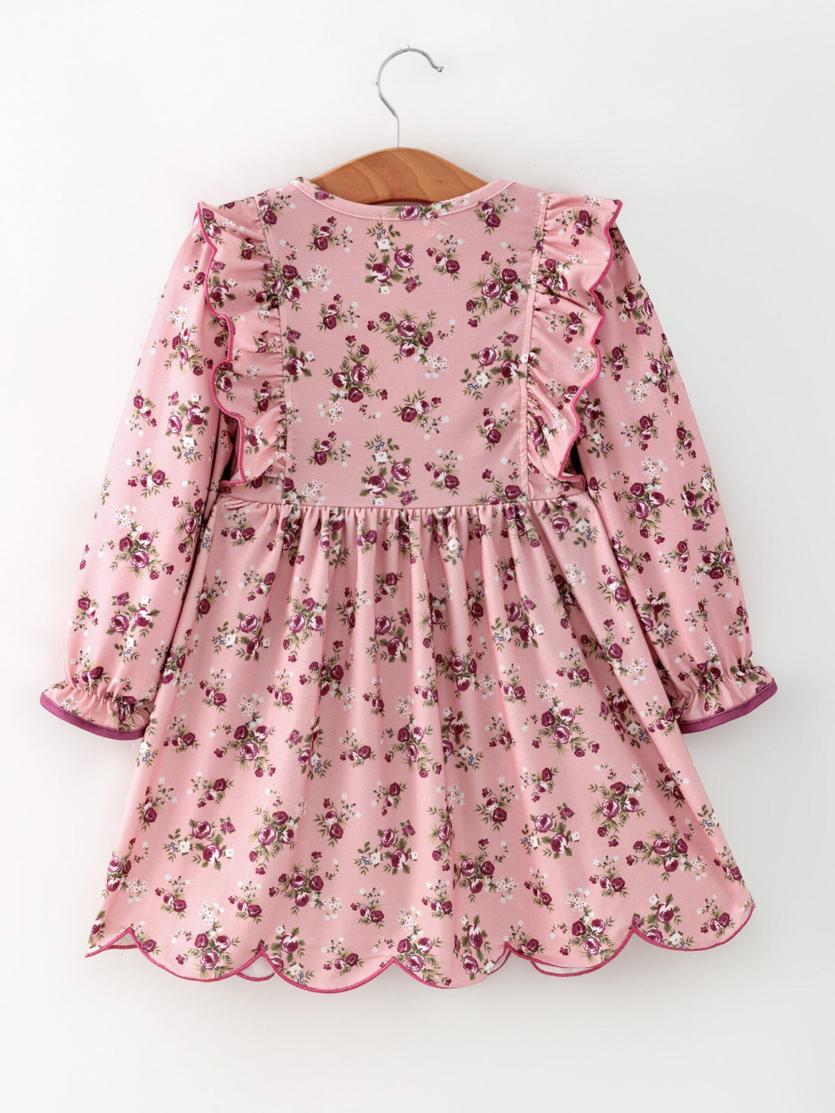 Purple Rose Floral Dress