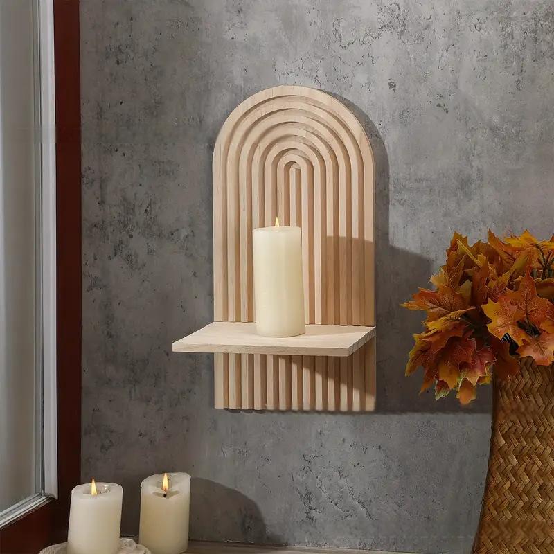 Bohemian style arched shelf
