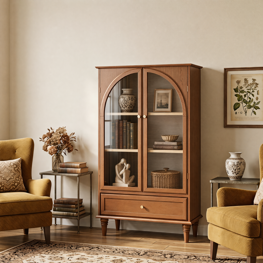 Vintage Accent Cabinet - Antique Glaze
