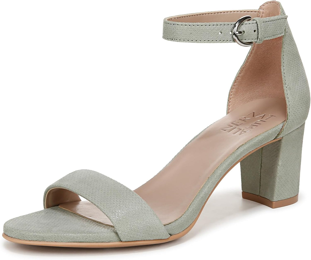 Block Heels with Ankle Strap