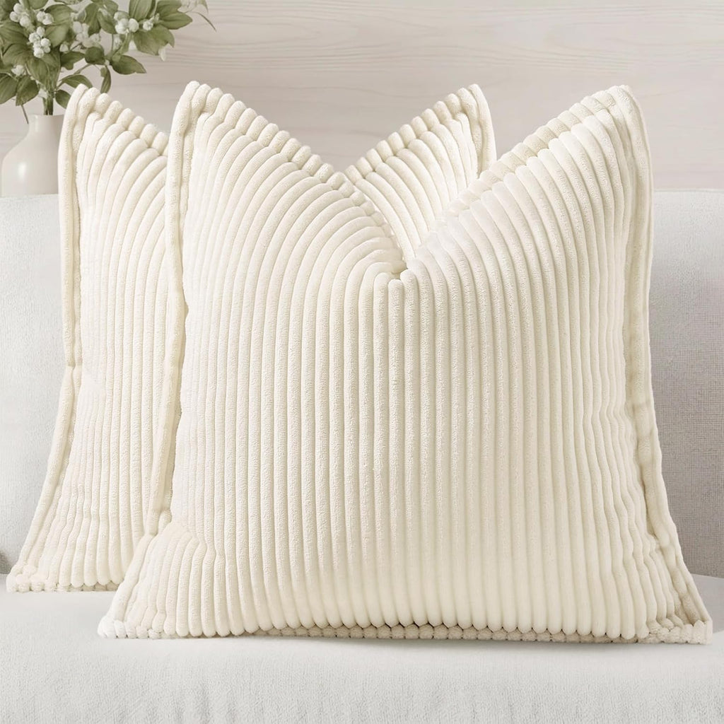 Corduroy Pillow Covers - Set of 2