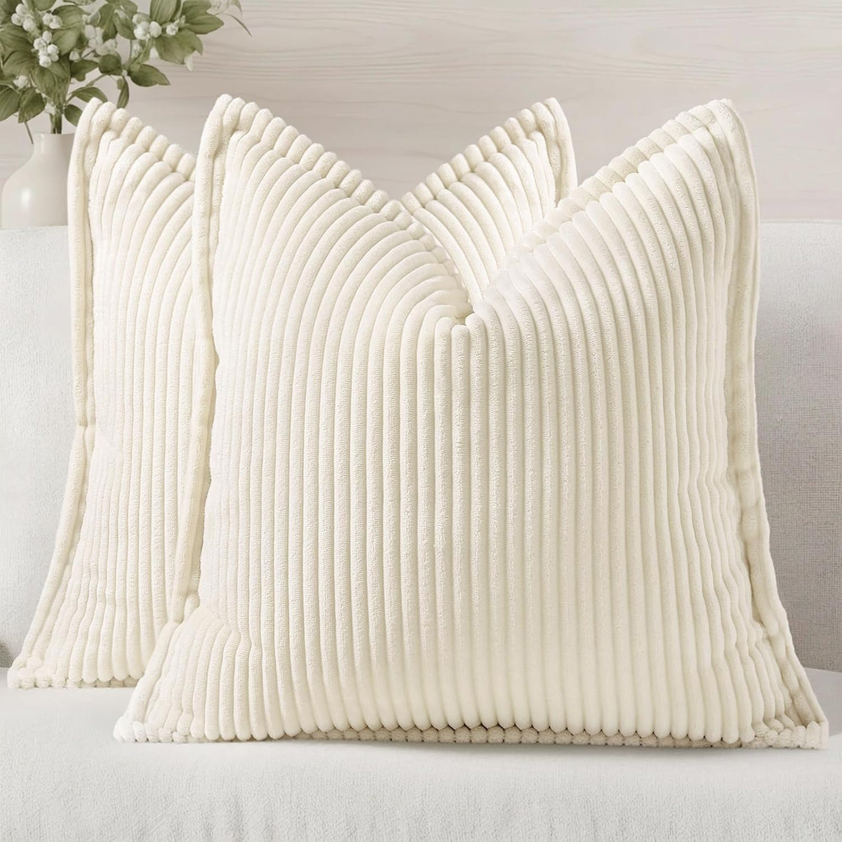 Corduroy Pillow Covers - Set of 2