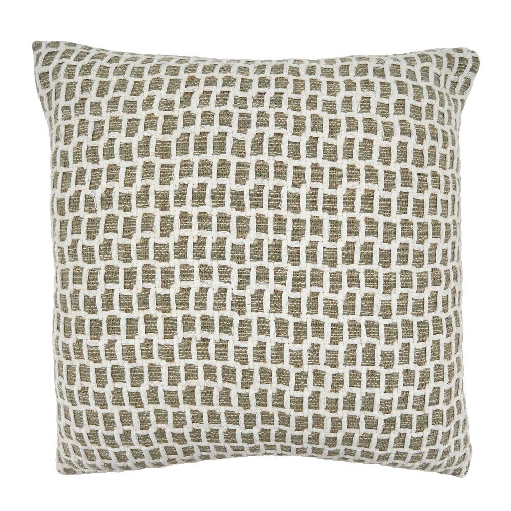 Natural Net Design Decorative Throw Pillow