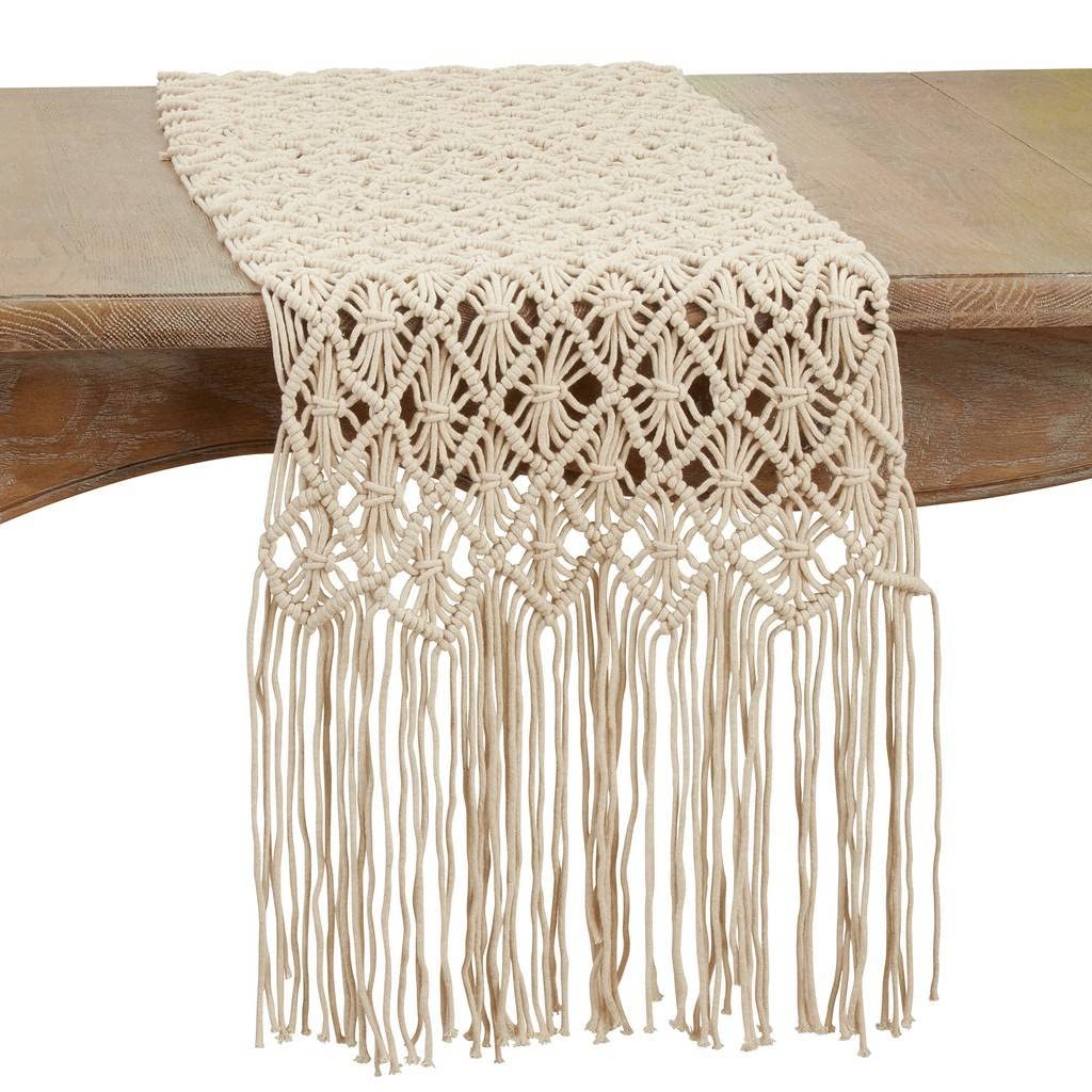 Bohemian Macramé Table Runner