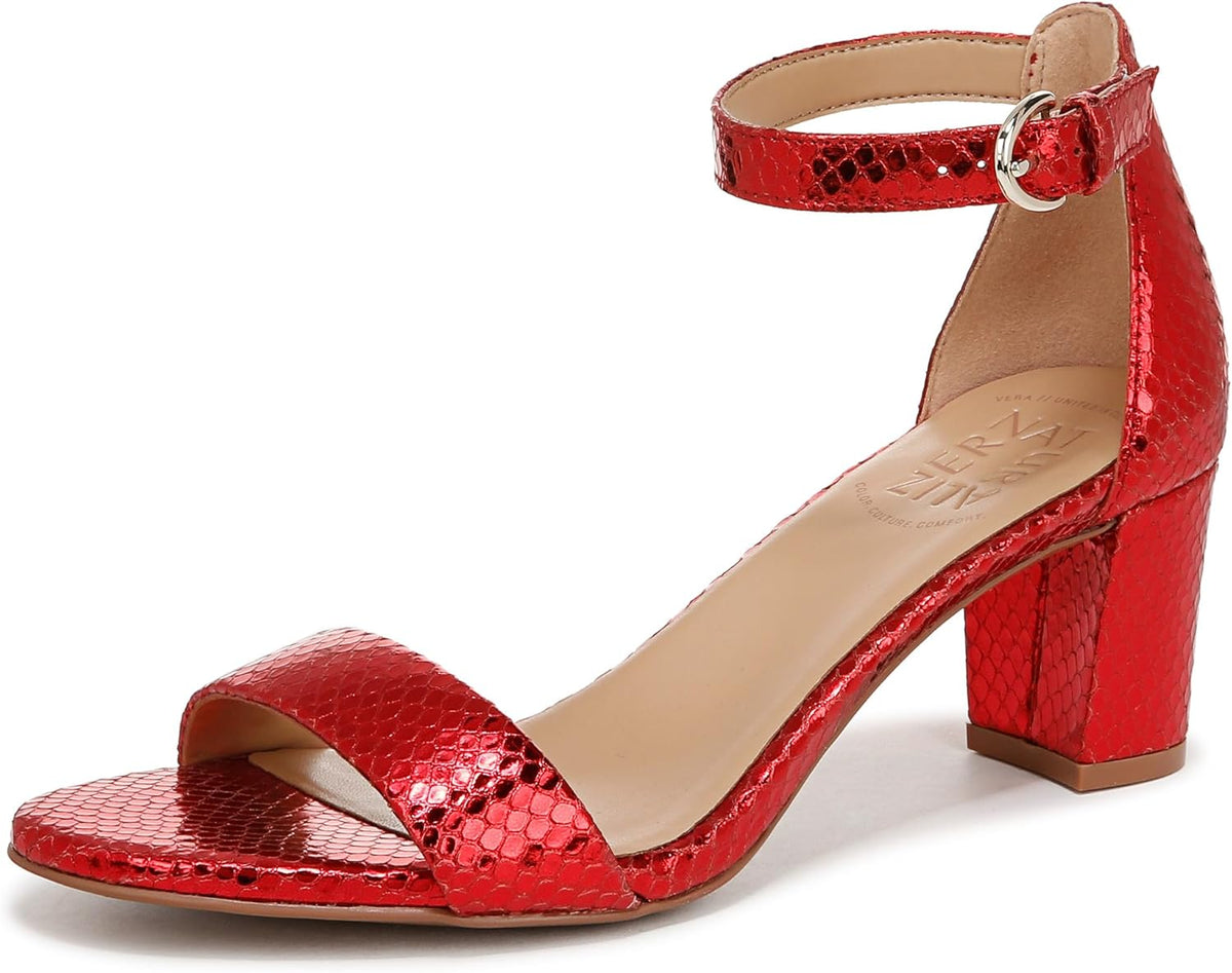 Block Heels with Ankle Strap