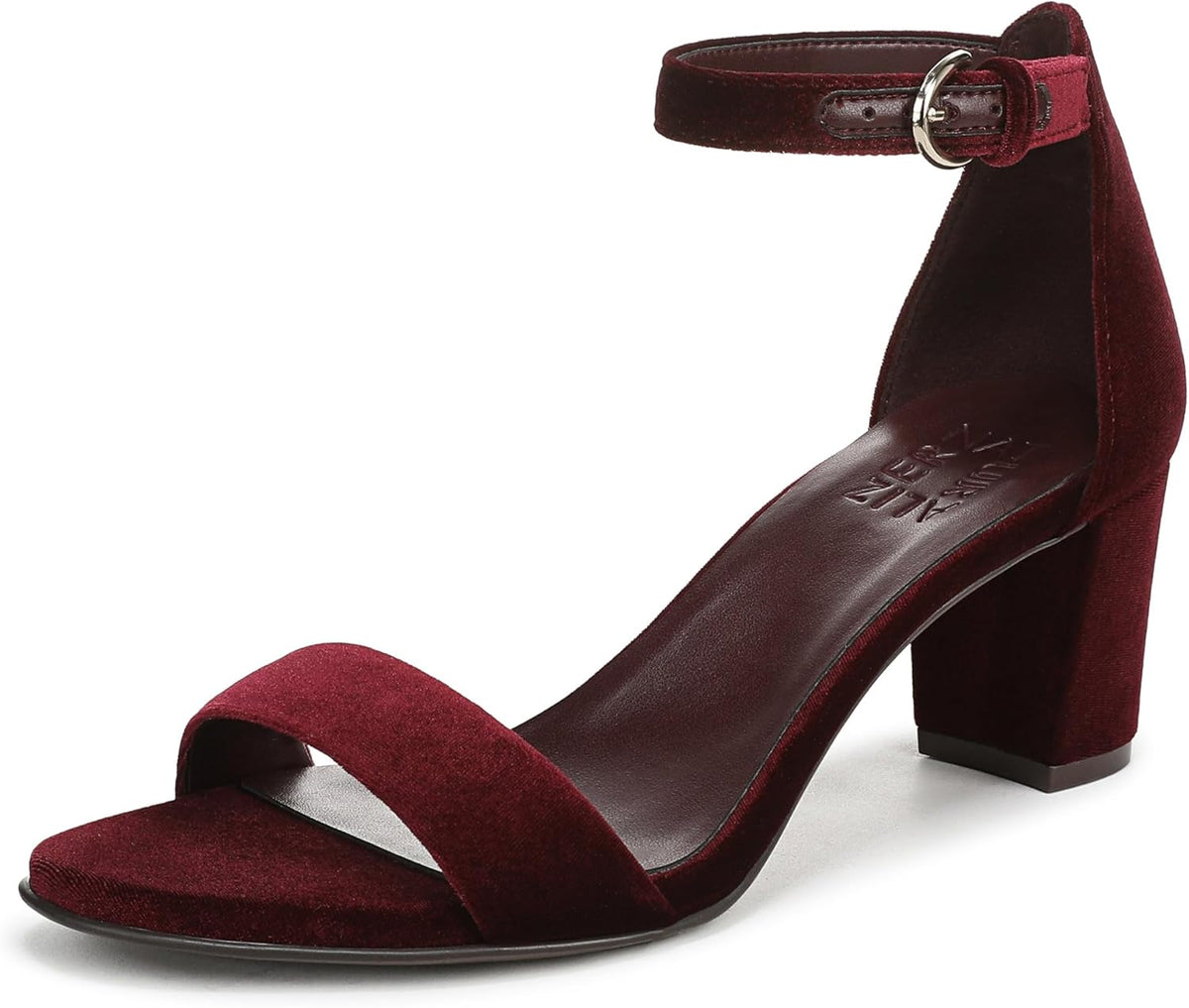 Block Heels with Ankle Strap