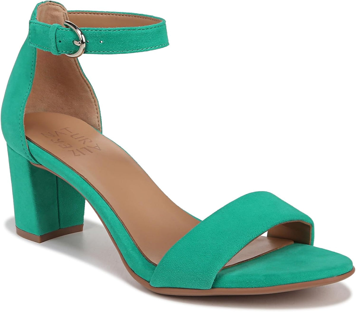 Block Heels with Ankle Strap
