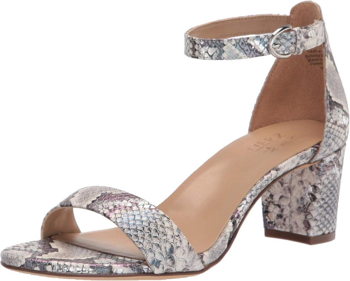 Block Heels with Ankle Strap