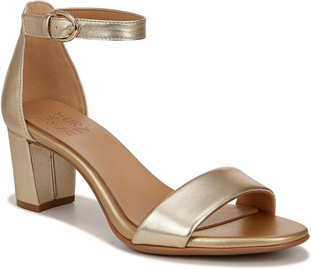 Block Heels with Ankle Strap