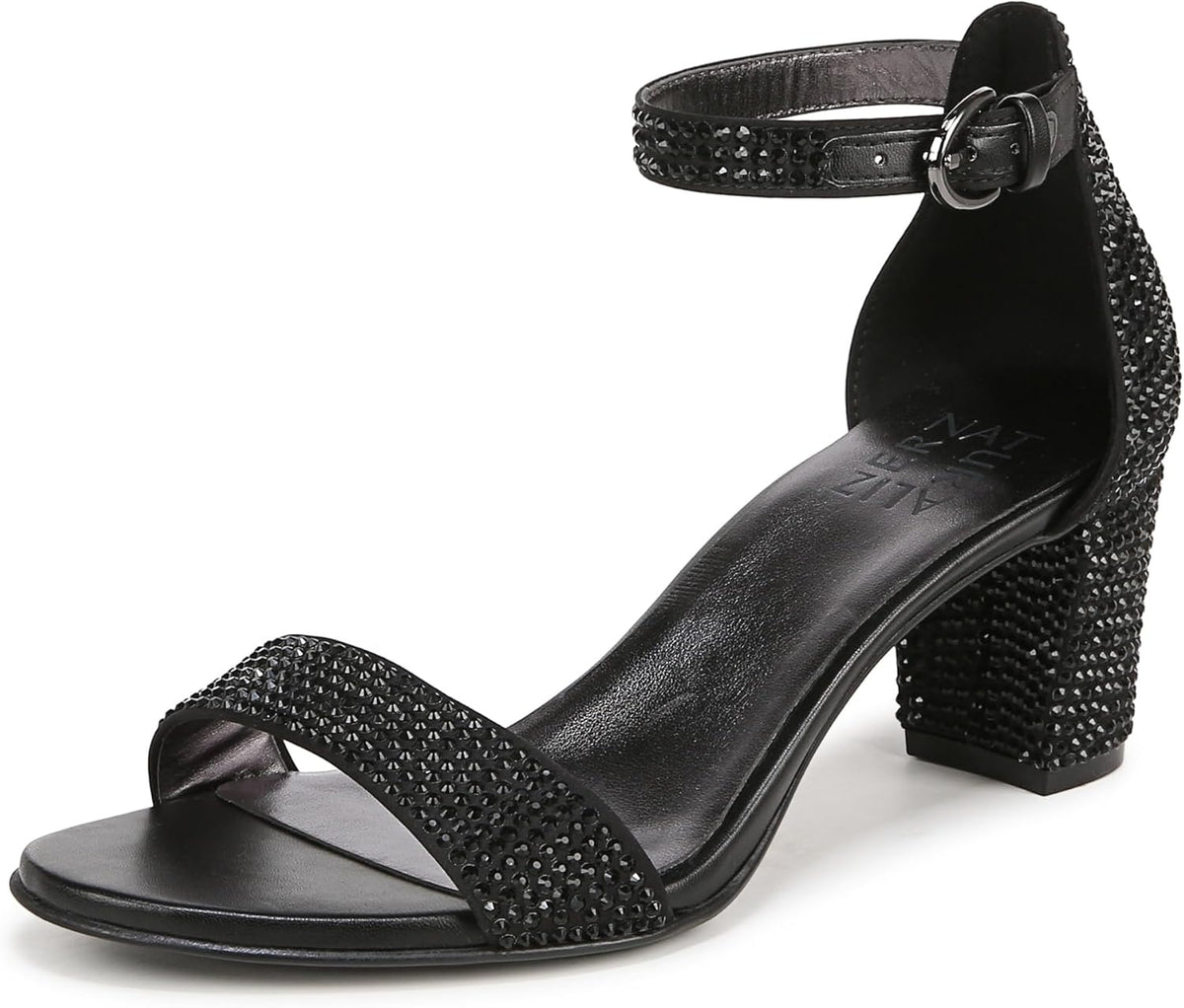 Block Heels with Ankle Strap