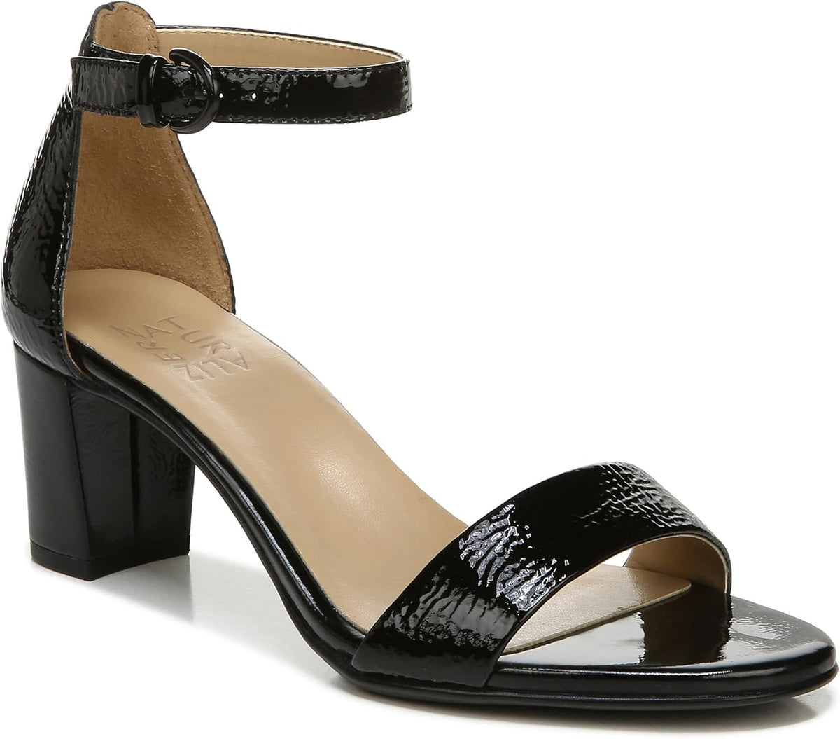 Block Heels with Ankle Strap