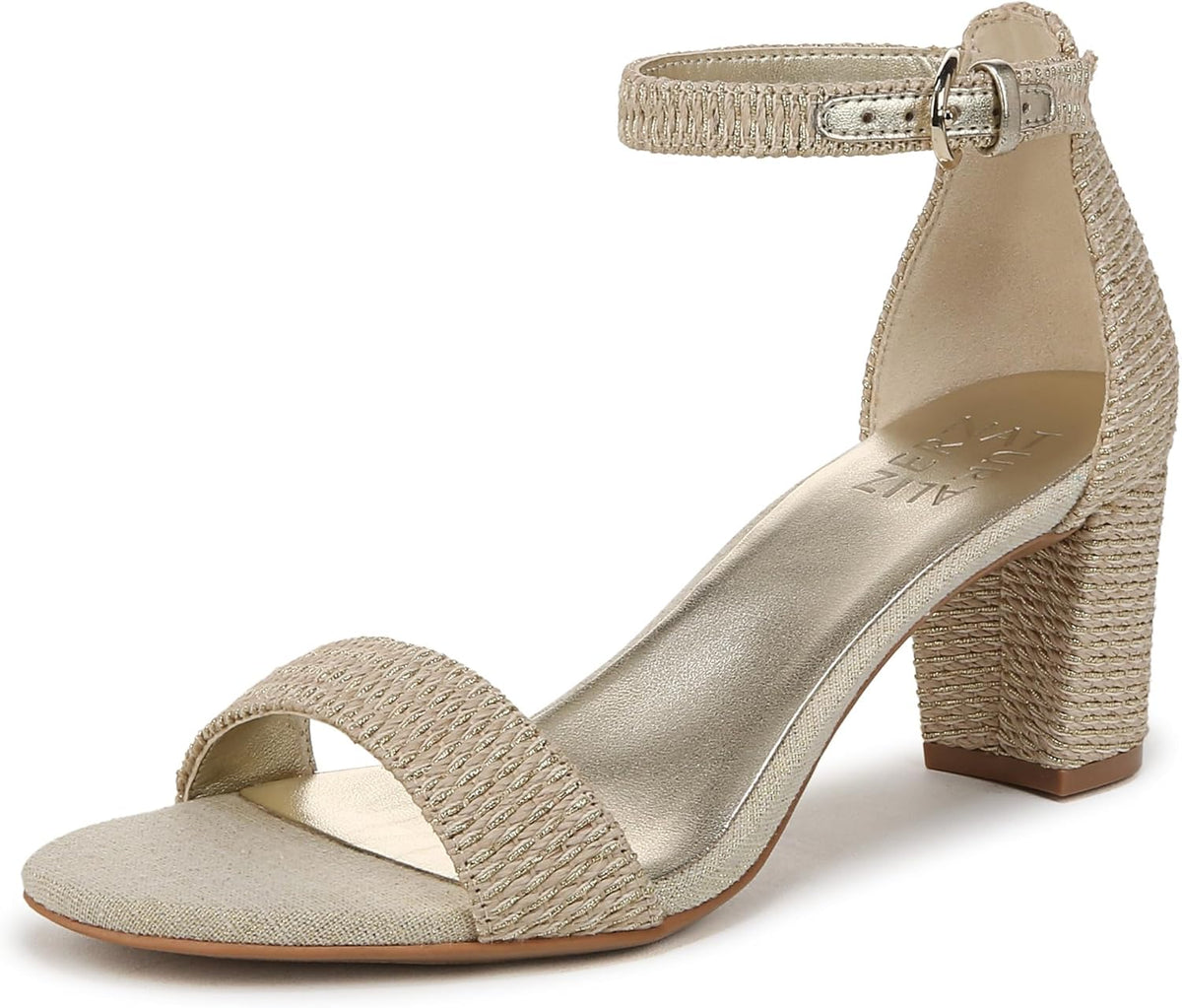 Block Heels with Ankle Strap