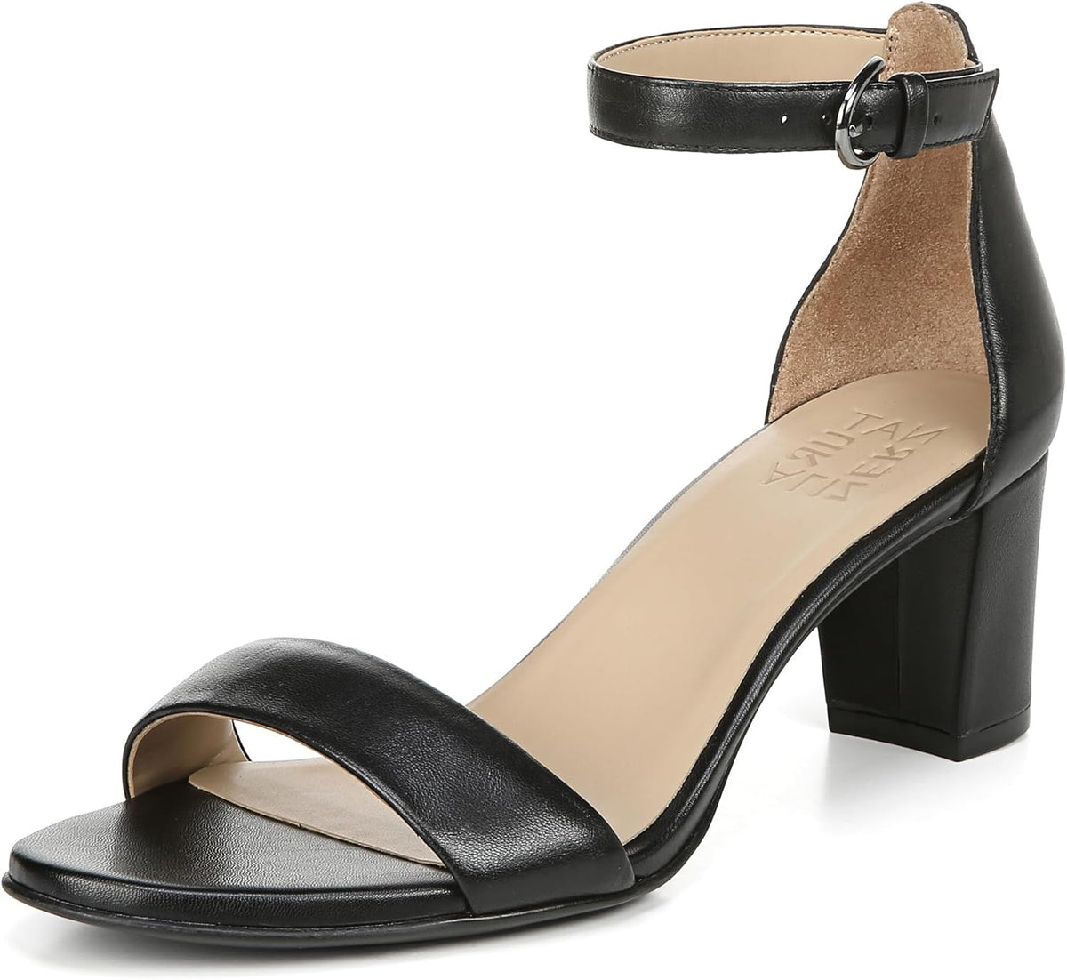 Block Heels with Ankle Strap