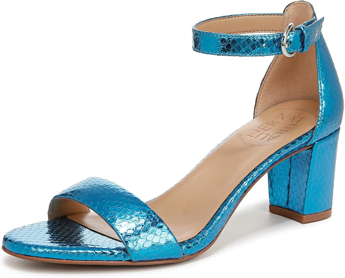 Block Heels with Ankle Strap