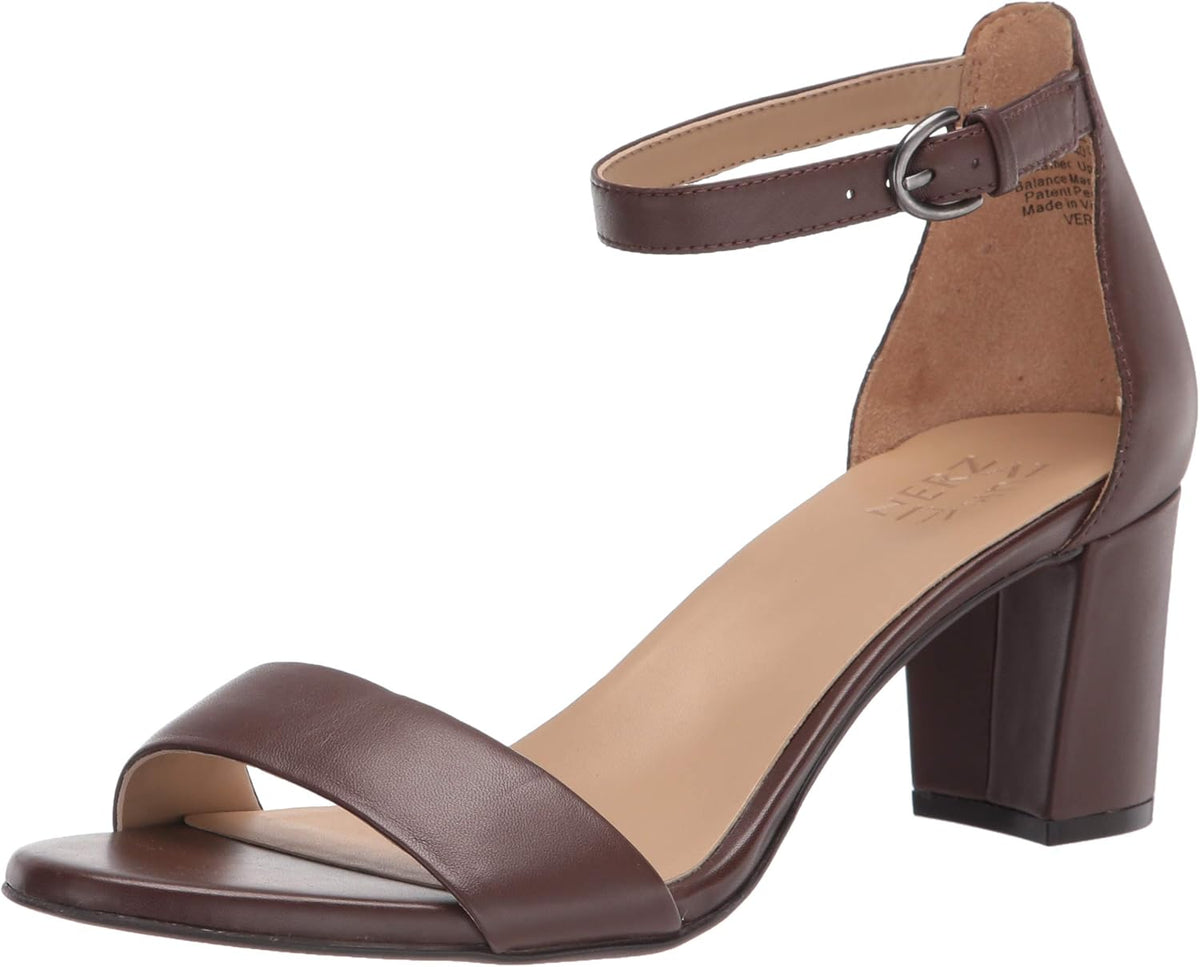 Block Heels with Ankle Strap